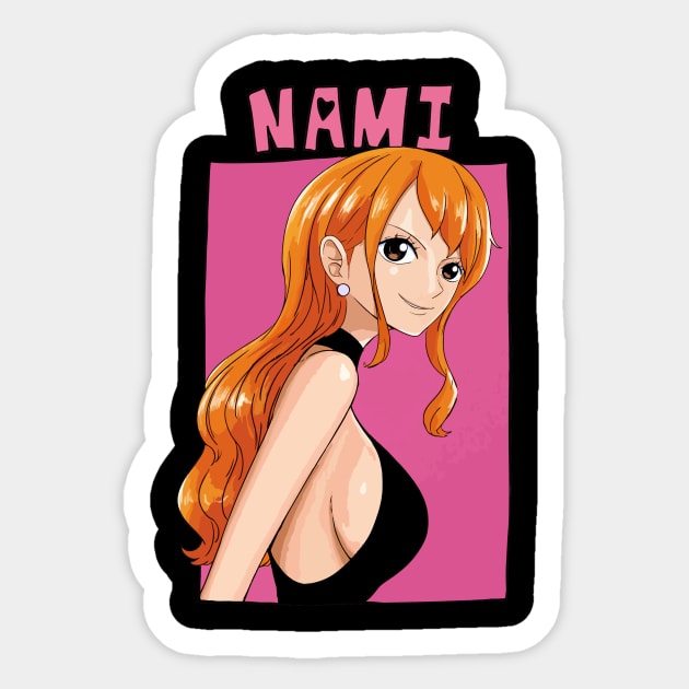 Nami One Piece Fashion Sticker by KDungUniversal